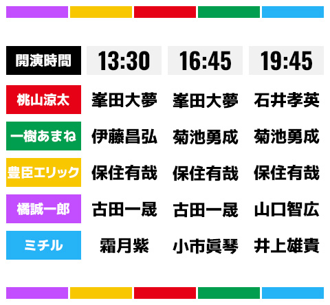 公演スケジュール0115