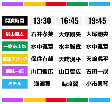 公演スケジュール0116