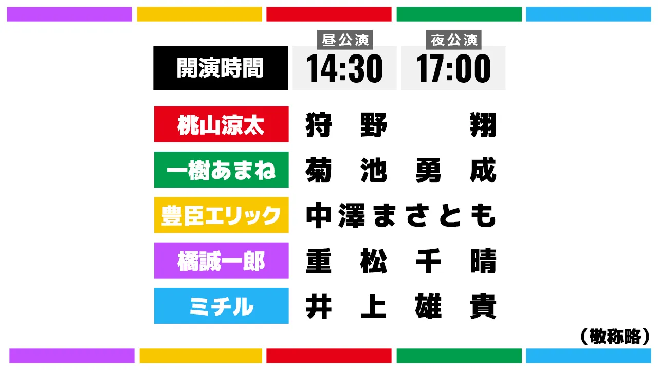 公演スケジュール0409